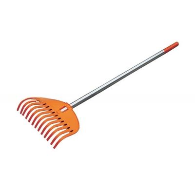 Telescopisch aluminium handvat Plastic tuinrak voor makkelijke blad- en puinverzameling