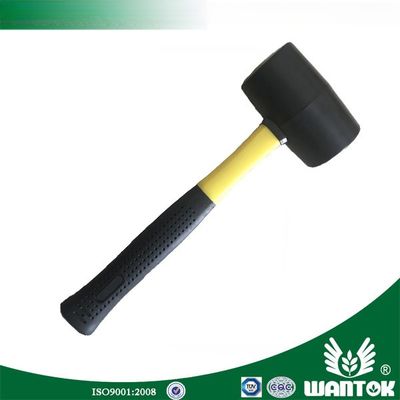 Plastic-coating handle rubber hamer voor DIY houtbewerking graad projecten