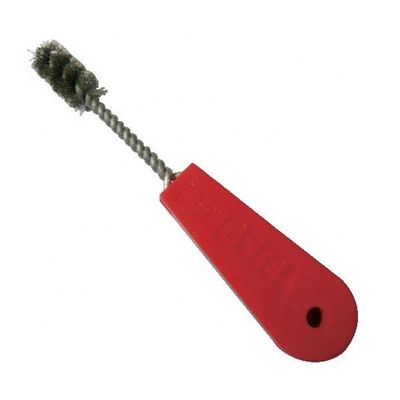 Stalen draad Rood Plastic Handle Tube Borstel voor effectieve reinigingsoplossingen