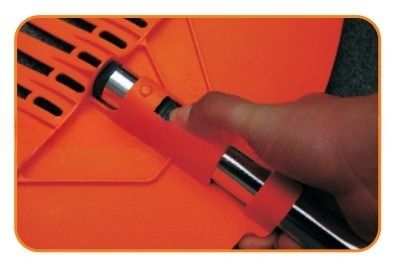 Verbeter uw tuinwerk met deze plastic bladrek en gemakkelijk te hanteren