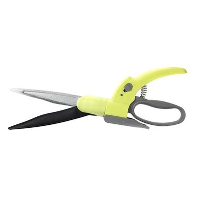 Anti-slip Grip Grass Scissors 360 Rotating Single Hand Grass Cutter Grass Edge Scissors