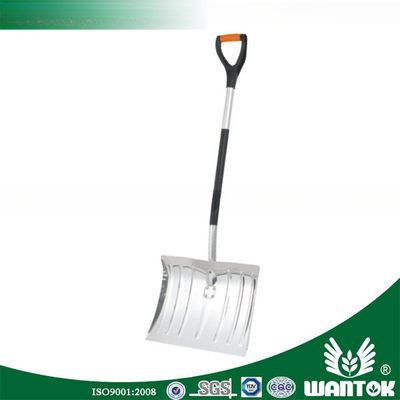 DIY-graad S-type aluminium sneeuwspade met buiging aluminium buis handvat lemmet Lengte 13 1/2in