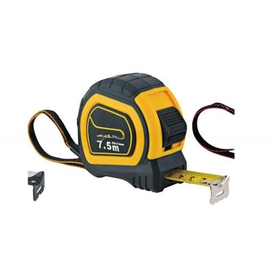7.5m lengte High Range Contractor Rubber Measuring Tape met 0,16 mm bladdikte