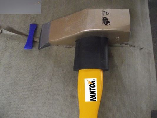 5 kg zware splitsende haak met glasvezel handvat en splitsende wig langdurig