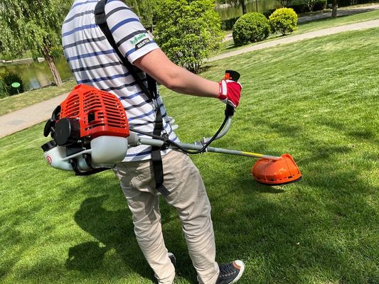 35.8CC gas 2-cyclus 2-in-1 borstel cutter en string trimmer 17 &quot;snijbreedte