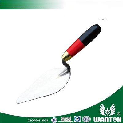 Handgereedschap bouwgereedschap gesmeed staal houten handvat bakstenen troffel