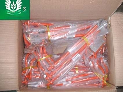 Bouwgereedschap Mason Mud Pin in groen met bakvernis afwerking en aangepaste kleur
